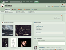 Tablet Screenshot of nativezero.deviantart.com