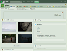 Tablet Screenshot of orinu.deviantart.com