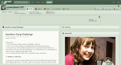 Desktop Screenshot of crossmyheart1207.deviantart.com