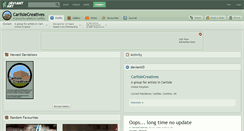 Desktop Screenshot of carlislecreatives.deviantart.com