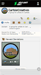 Mobile Screenshot of carlislecreatives.deviantart.com
