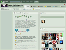 Tablet Screenshot of mastermanipulators.deviantart.com
