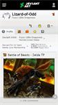 Mobile Screenshot of lizard-of-odd.deviantart.com