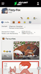 Mobile Screenshot of fizzy-fox.deviantart.com