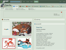 Tablet Screenshot of fizzy-fox.deviantart.com
