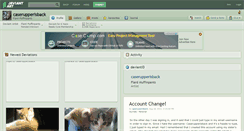 Desktop Screenshot of caserupperisback.deviantart.com