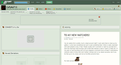 Desktop Screenshot of copykat13.deviantart.com