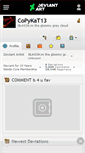 Mobile Screenshot of copykat13.deviantart.com