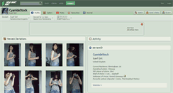 Desktop Screenshot of cyanidestock.deviantart.com