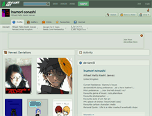 Tablet Screenshot of inamori-sonashi.deviantart.com