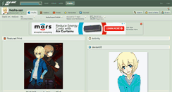 Desktop Screenshot of mesha-san.deviantart.com