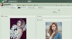 Desktop Screenshot of onechristina.deviantart.com