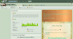 Desktop Screenshot of flying-fingers.deviantart.com
