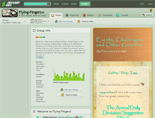 Tablet Screenshot of flying-fingers.deviantart.com