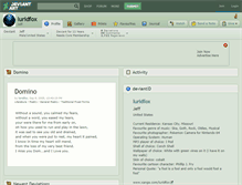 Tablet Screenshot of luridfox.deviantart.com