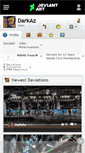 Mobile Screenshot of darkaz.deviantart.com