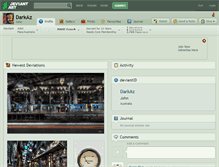 Tablet Screenshot of darkaz.deviantart.com