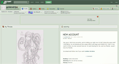 Desktop Screenshot of goldenstripe.deviantart.com
