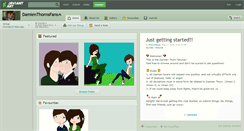 Desktop Screenshot of damienthornsfans.deviantart.com