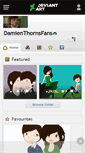 Mobile Screenshot of damienthornsfans.deviantart.com