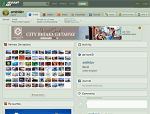 Tablet Screenshot of ambidav.deviantart.com