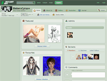 Tablet Screenshot of bieberxcyrus.deviantart.com