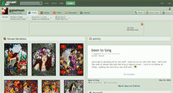 Desktop Screenshot of gypsemoon.deviantart.com