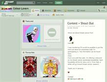 Tablet Screenshot of colour-love.deviantart.com