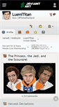 Mobile Screenshot of luenititan.deviantart.com