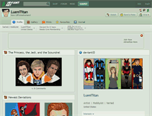 Tablet Screenshot of luenititan.deviantart.com