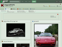 Tablet Screenshot of dragonart6592.deviantart.com