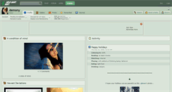 Desktop Screenshot of demony.deviantart.com