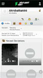 Mobile Screenshot of akrobatka666.deviantart.com