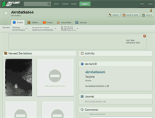 Tablet Screenshot of akrobatka666.deviantart.com