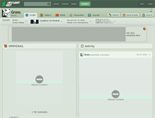 Tablet Screenshot of gronc.deviantart.com