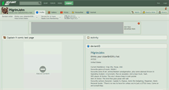 Desktop Screenshot of pilgrimjohn.deviantart.com