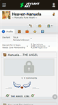 Mobile Screenshot of heaven-manuela.deviantart.com