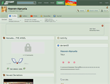 Tablet Screenshot of heaven-manuela.deviantart.com