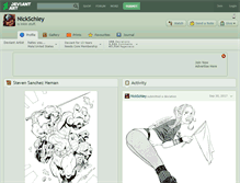 Tablet Screenshot of nickschley.deviantart.com