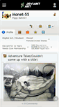 Mobile Screenshot of monet-55.deviantart.com