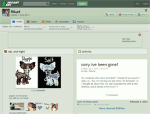 Tablet Screenshot of flikuri.deviantart.com