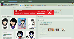 Desktop Screenshot of malzy123456789101112.deviantart.com