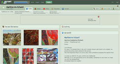 Desktop Screenshot of martine-m-richard.deviantart.com