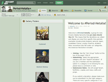 Tablet Screenshot of period-hetalia.deviantart.com