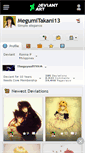 Mobile Screenshot of megumitakani13.deviantart.com