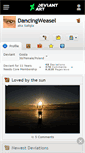 Mobile Screenshot of dancingweasel.deviantart.com