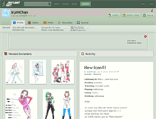 Tablet Screenshot of irumichan.deviantart.com