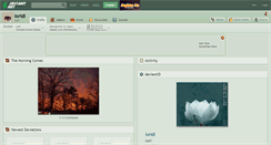 Desktop Screenshot of loridl.deviantart.com