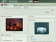 Tablet Screenshot of loridl.deviantart.com