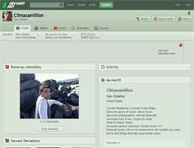 Tablet Screenshot of climaxamillion.deviantart.com